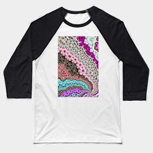 Colorful detailed background pattern Baseball T-Shirt